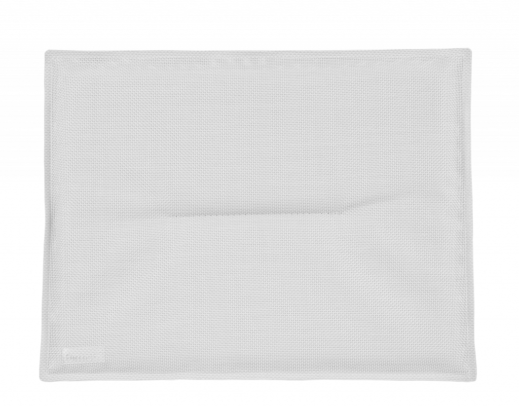 Un carré blanc sur fond noir.