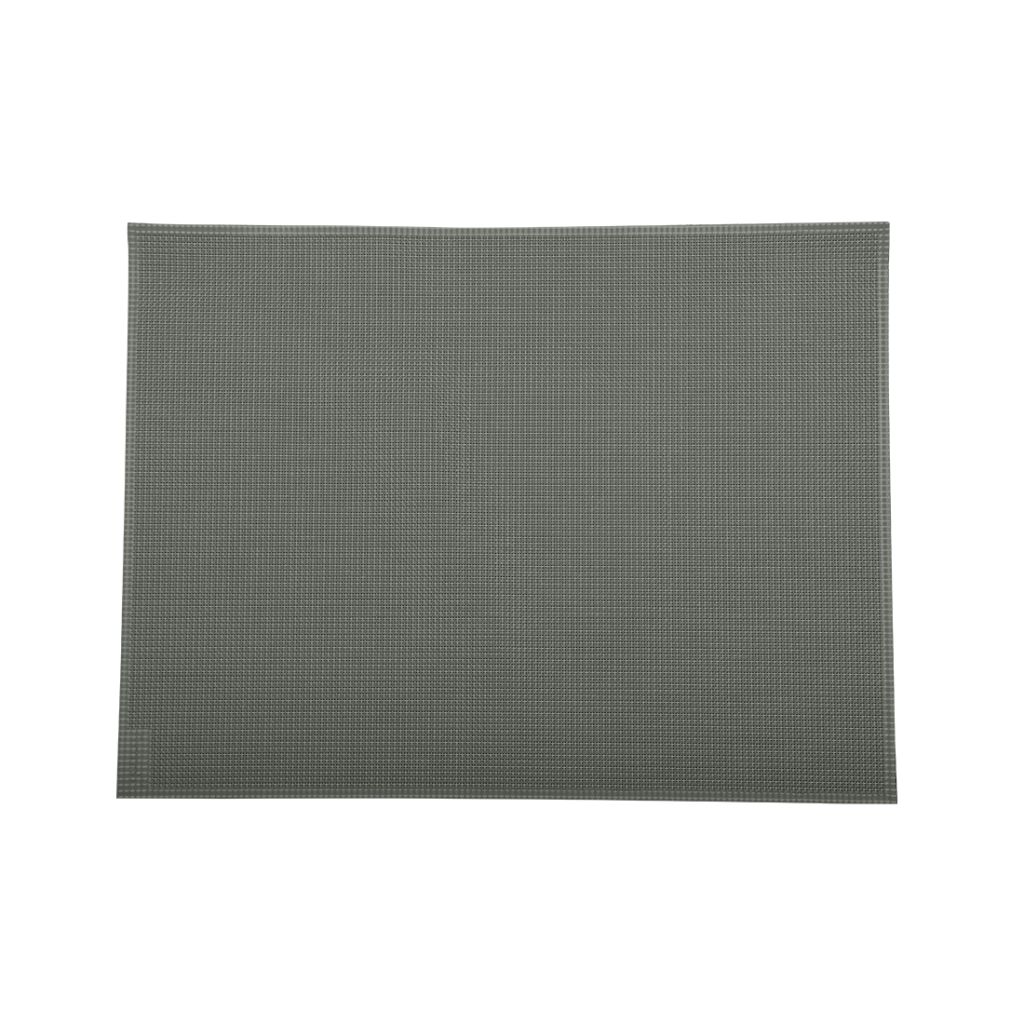 Un set de table gris sur fond blanc de Fermob.