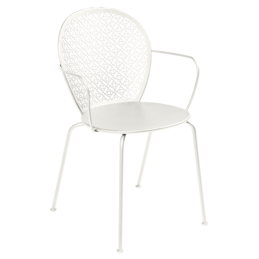 Un Fauteuil Lorette avec un cadre blanc.