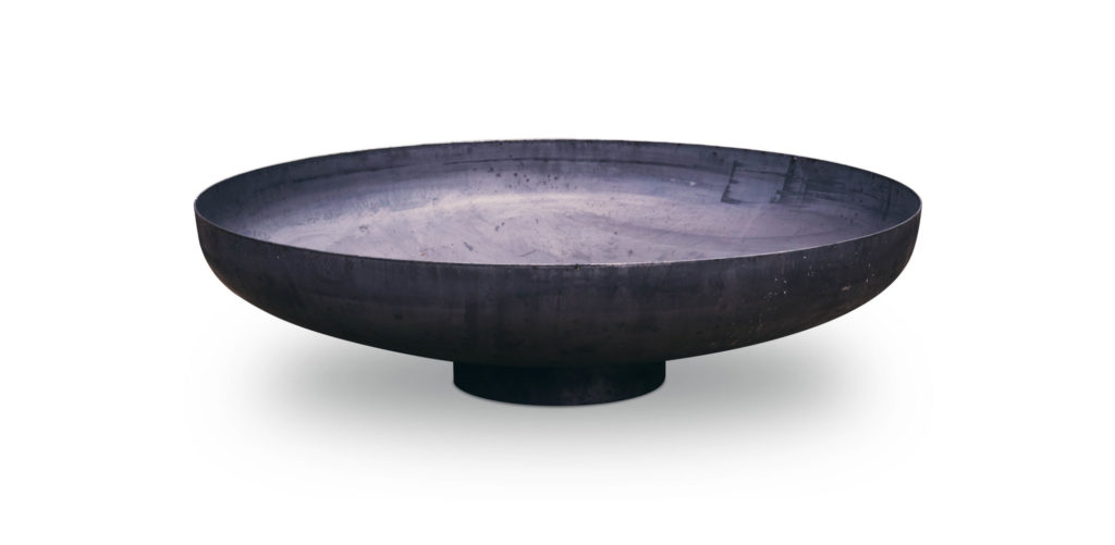 Un bol à feu Jesco sur fond blanc.