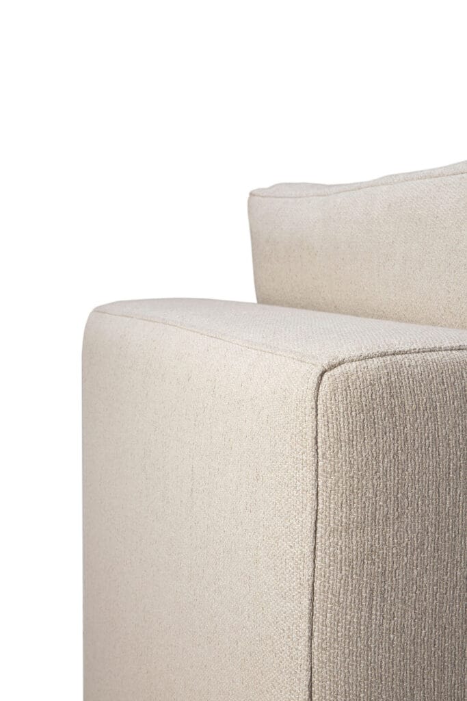 Un gros plan d'un Canapé Mellow, module 1 place sur fond blanc.