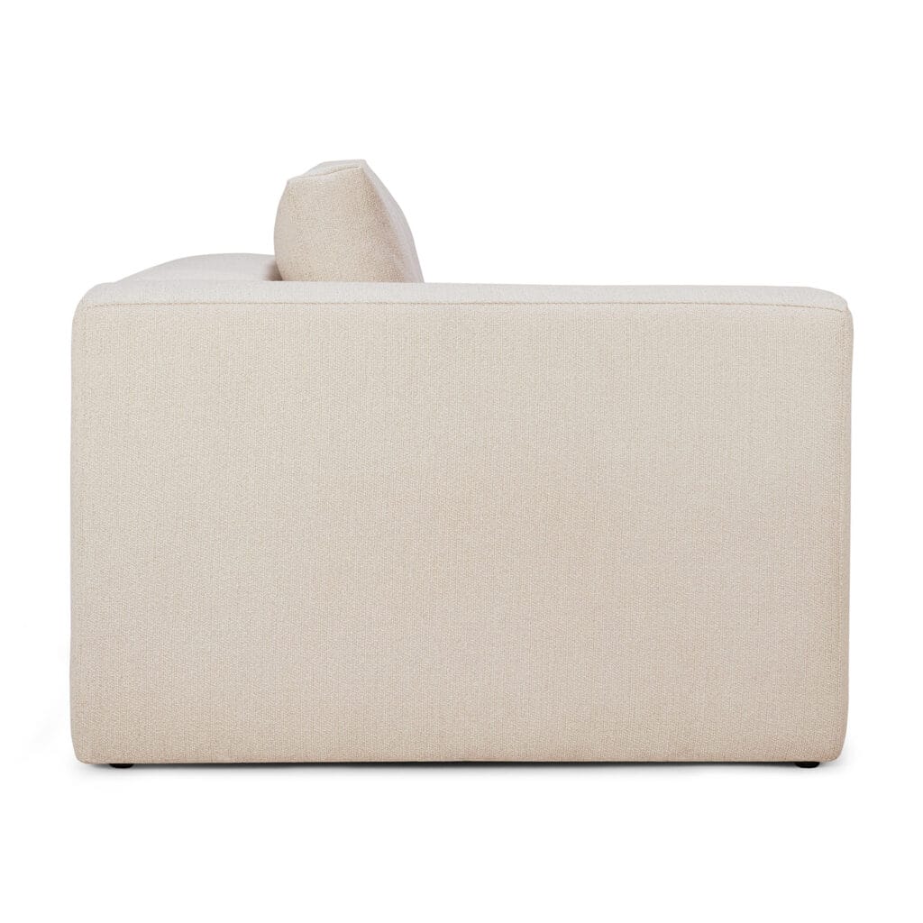 Un Canapé Mellow d'Ethnicraft, module 1 place sur fond blanc.