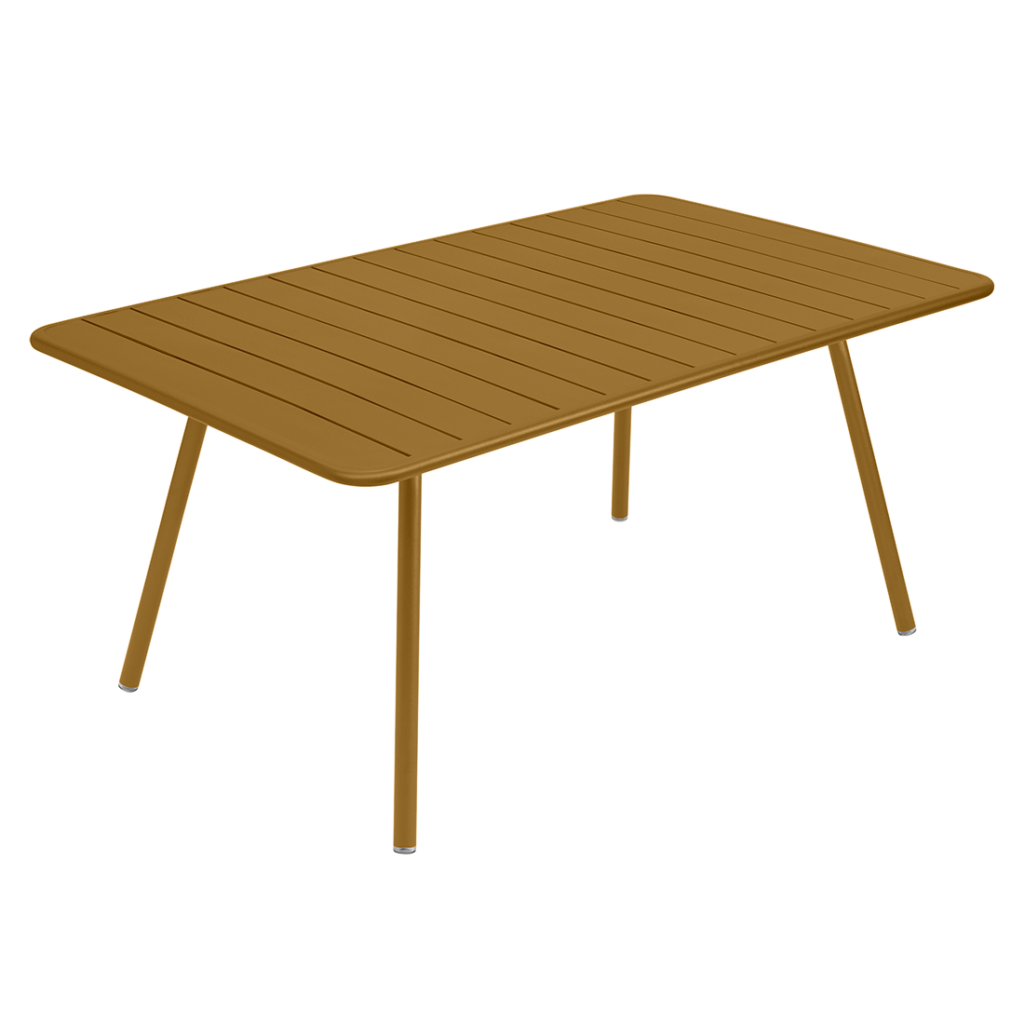 Illustration d'une table avec un plateau en bois du Luxembourg.